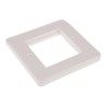 MK Electric Logic Plus Series Flush Mount RJ45 Front Plate White 50mm