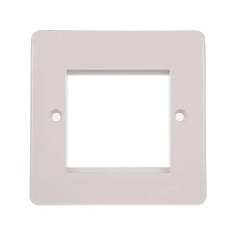 MK Electric Logic Plus Series Flush Mount RJ45 Front Plate White 50mm 