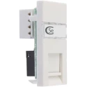 MK Electric Logic Plus Series RJ45 Connector Female Surface Mount Cat5e Straight 1 Port 1 Way 