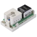 MK Electric Logic Plus Series RJ45 Connector Female Surface Mount Cat5e Straight 1 Port 1 Way 