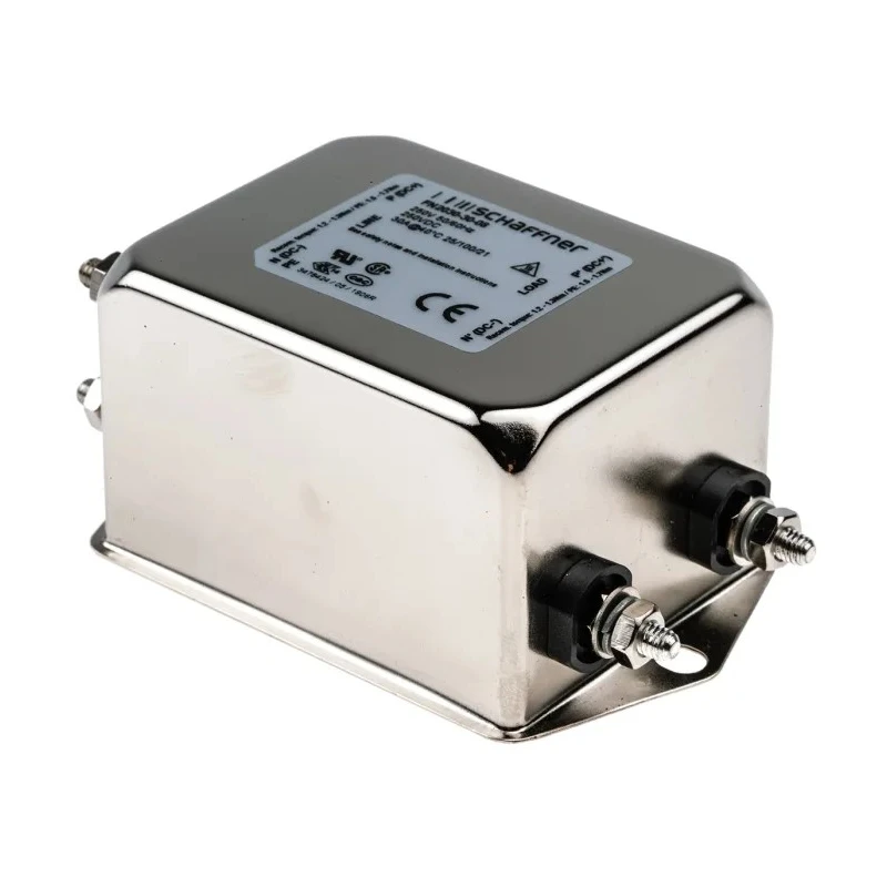 Schaffner Chassis Mount EMI Filter 30 A 250V ac/dc 400Hz Stud Termination 1 Phase FN2030