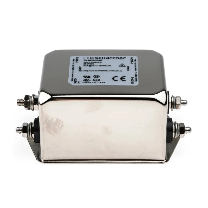 Schaffner Chassis Mount EMI Filter 30 A 250V ac/dc 400Hz Stud Termination 1 Phase FN2030