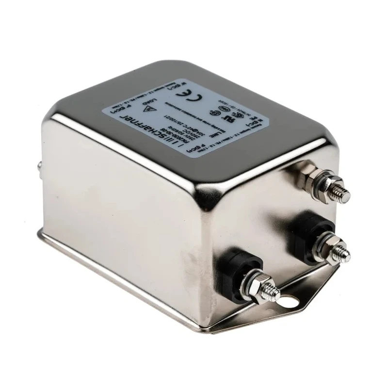 Schaffner Chassis Mount EMI Filter 30 A 250V ac/dc 400Hz Stud Termination 1 Phase FN2030