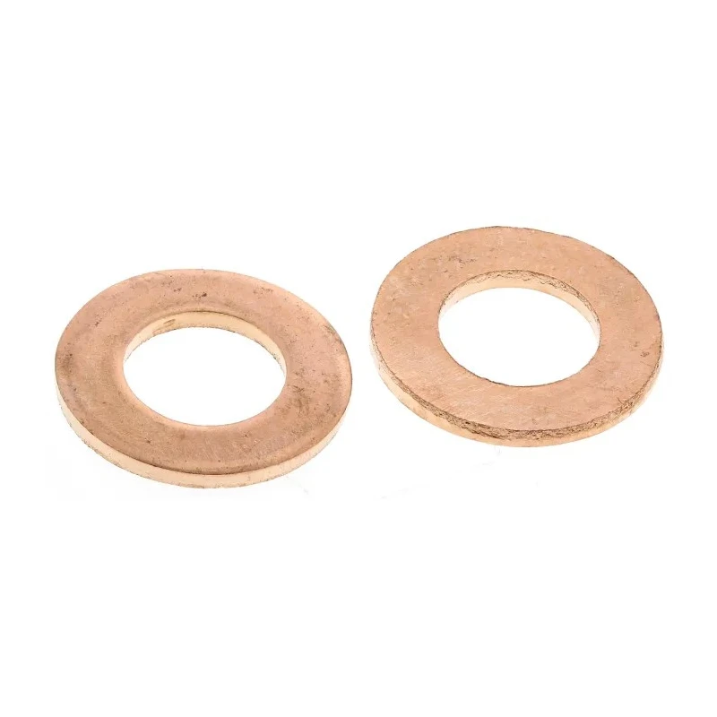 RS PRO Copper Metric Plain Washers with 5.30mm Inside Diameter and 10.0mm Outside Diameter, 0.80mm Thickness 293-189