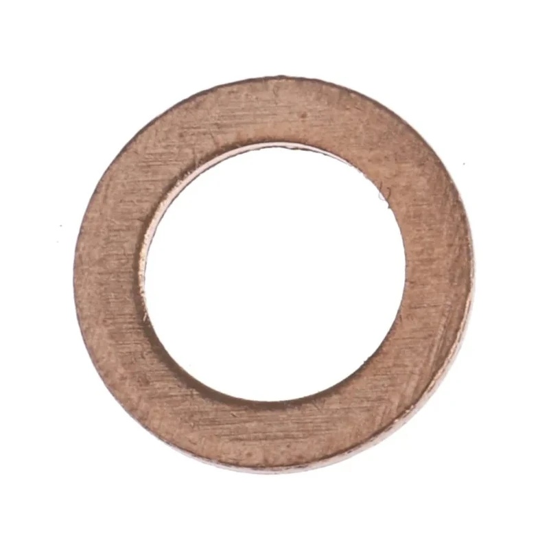RS PRO Copper Metric Plain Washers M6 DIN 7603A, Inside Diameter 6.4mm, Outside Diameter 10.0mm, Thickness 0.80mm 293-195