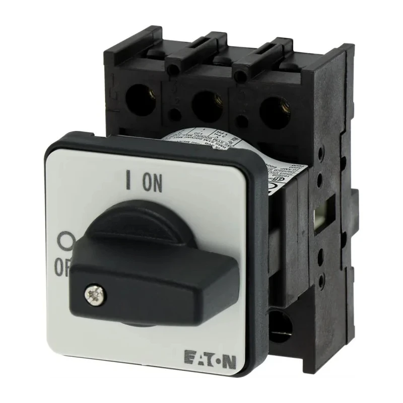 Eaton 3-Pole Flush Isolator Switch IP65, 25A, 13 kW, Screw Terminal, 690V AC, Black Handle 