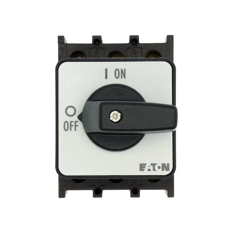 Eaton 3-Pole Flush Isolator Switch IP65, 25A, 13 kW, Screw Terminal, 690V AC, Black Handle 