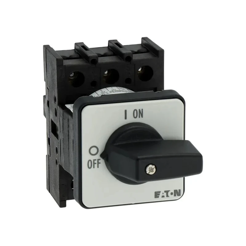 Eaton 3-Pole Flush Isolator Switch IP65, 25A, 13 kW, Screw Terminal, 690V AC, Black Handle 