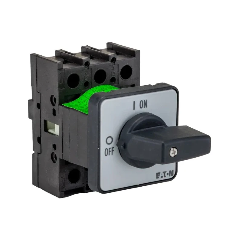 Eaton 3-Pole Flush Isolator Switch IP65, 32A, 15 kW, Screw Terminals, Black Handle, P1 Series 