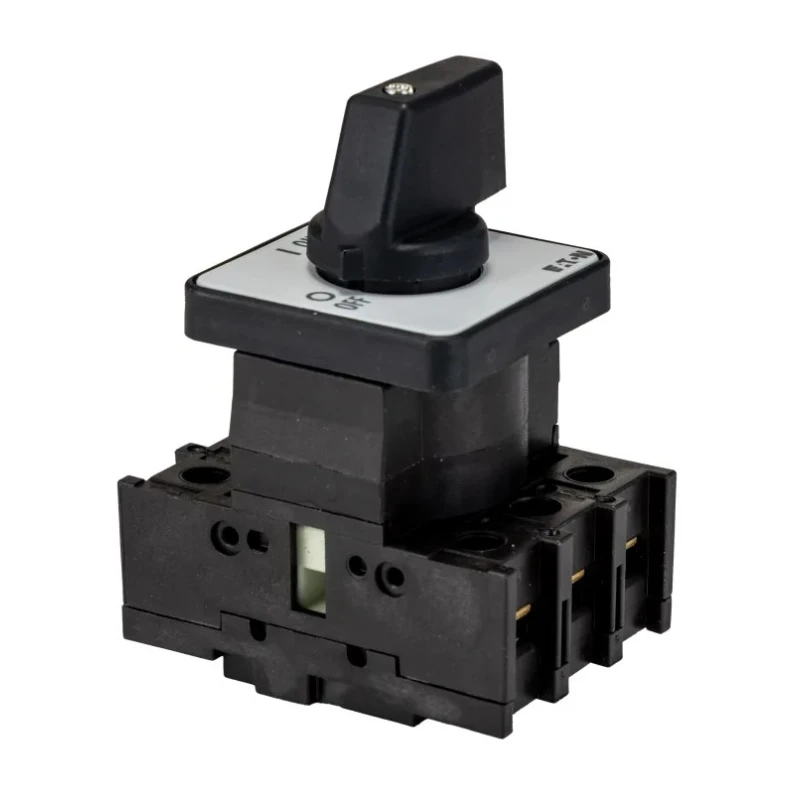 Eaton 3-Pole Flush Isolator Switch IP65, 32A, 15 kW, Screw Terminals, Black Handle, P1 Series 