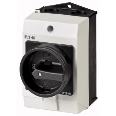 Eaton 3-Pole Surface Mount Isolator Switch, IP65, 20A, 5.5 kW, Screw Terminal, Series T0-2, Model 