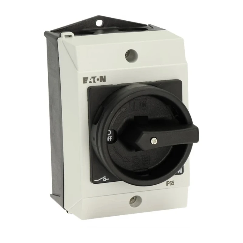Eaton 3-Pole Surface Mount Isolator Switch, IP65, 20A, 5.5 kW, Screw Terminal, Series T0-2, Model 