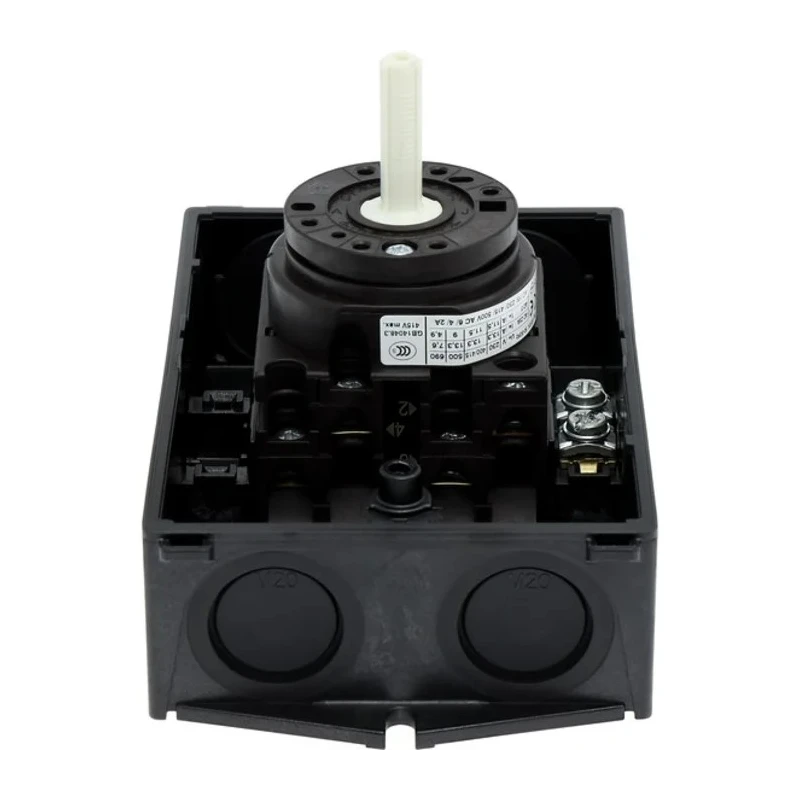 Eaton 3-Pole Surface Mount Isolator Switch, IP65, 20A, 5.5 kW, Screw Terminal, Series T0-2, Model 
