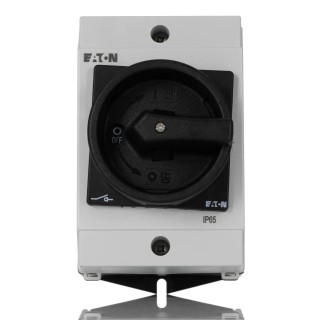 Eaton 3-Pole Surface Mount Isolator Switch 20A 5.5 kW IP65 T0-2 Series 