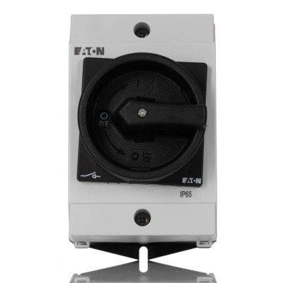 Eaton 3-Pole Surface Mount Isolator Switch 20A 5.5 kW IP65 T0-2 Series 
