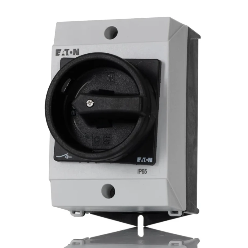 Eaton 3-Pole Surface Mount Isolator Switch 20A 5.5 kW IP65 T0-2 Series 