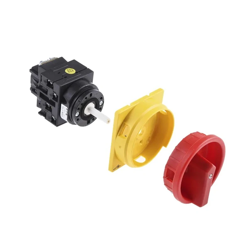 Eaton 3-Pole Flush Isolator Switch 20A 5.5 kW IP65 Red Handle T0-2 Series 