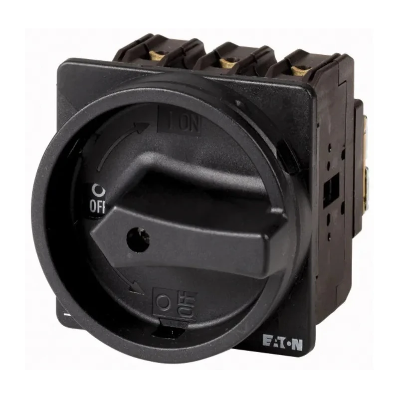 Eaton 3-Pole Flush Isolator Switch IP65 Rated, 63A, 30 kW, Black Handle, Series P3 