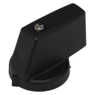 Eaton Cam Switch Handle Black for P1, T0 and T3 Series Switches, 26mm Height, 40mm Depth, 28mm Width 038909 KNB-T0