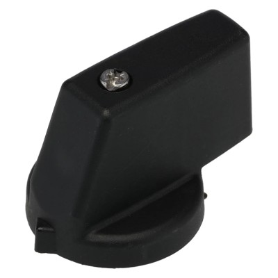 Eaton Cam Switch Handle Black for P1, T0 and T3 Series Switches, 26mm Height, 40mm Depth, 28mm Width 038909 KNB-T0