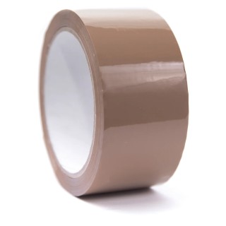 RS PRO Brown Packing Tape, 66 m Length x 48 mm Width, Polypropylene Backing, Acrylic Adhesive 176-9806
