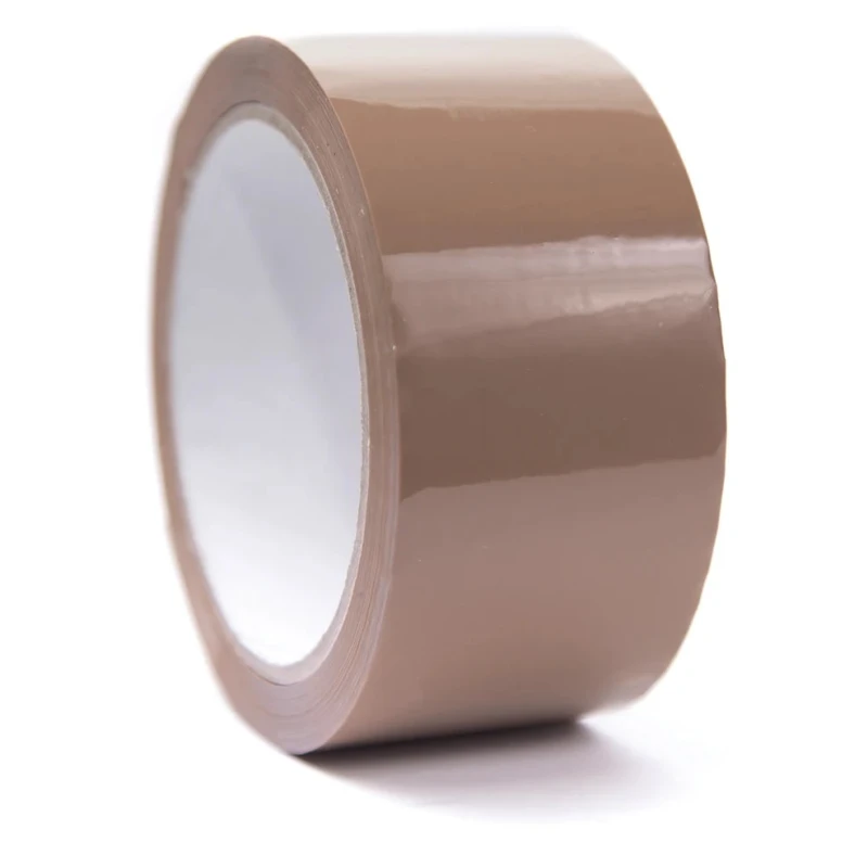 RS PRO Brown Packing Tape, 66 m Length x 48 mm Width, Polypropylene Backing, Acrylic Adhesive 176-9806