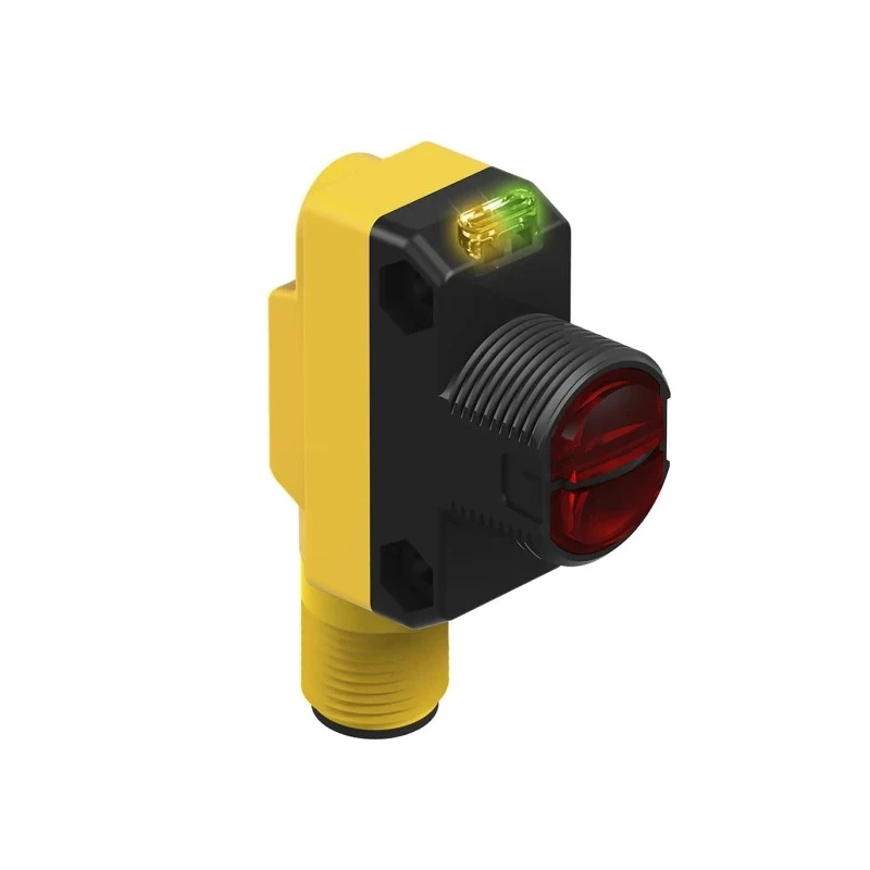 Banner Diffuse Photoelectric Sensor, Block Sensor, 50 mm Detection Range, PNP Output, IP67 Protection QS18VP6FF50Q8