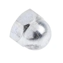 RS PRO Bright Zinc Stainless Steel Dome Nut DIN 1587 Metric M4, Grade A4, 8mm Height 293-066