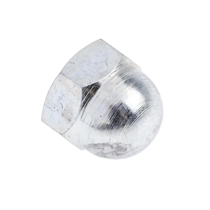 RS PRO Bright Zinc Stainless Steel Dome Nut DIN 1587 Metric M4, Grade A4, 8mm Height 293-066