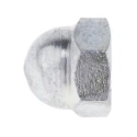 RS PRO Bright Zinc Stainless Steel Dome Nut DIN 1587 Metric M4, Grade A4, 8mm Height 293-066
