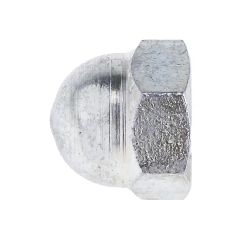 RS PRO Bright Zinc Stainless Steel Dome Nut DIN 1587 Metric M4, Grade A4, 8mm Height 293-066