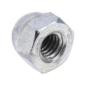 RS PRO Bright Zinc Stainless Steel Dome Nut DIN 1587 Metric M4, Grade A4, 8mm Height 293-066