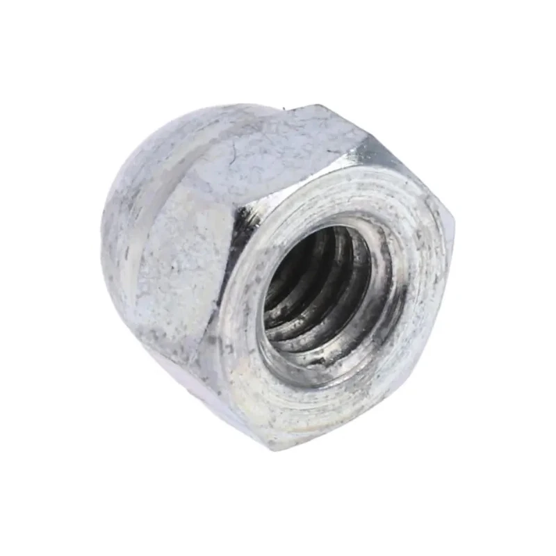 RS PRO Bright Zinc Stainless Steel Dome Nut DIN 1587 Metric M4, Grade A4, 8mm Height 293-066