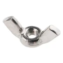 RS PRO 18 mm Bright Zinc Stainless Steel Wingnut, M3 293-101