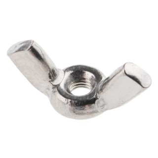 RS PRO 18 mm Bright Zinc Stainless Steel Wingnut, M3 293-101