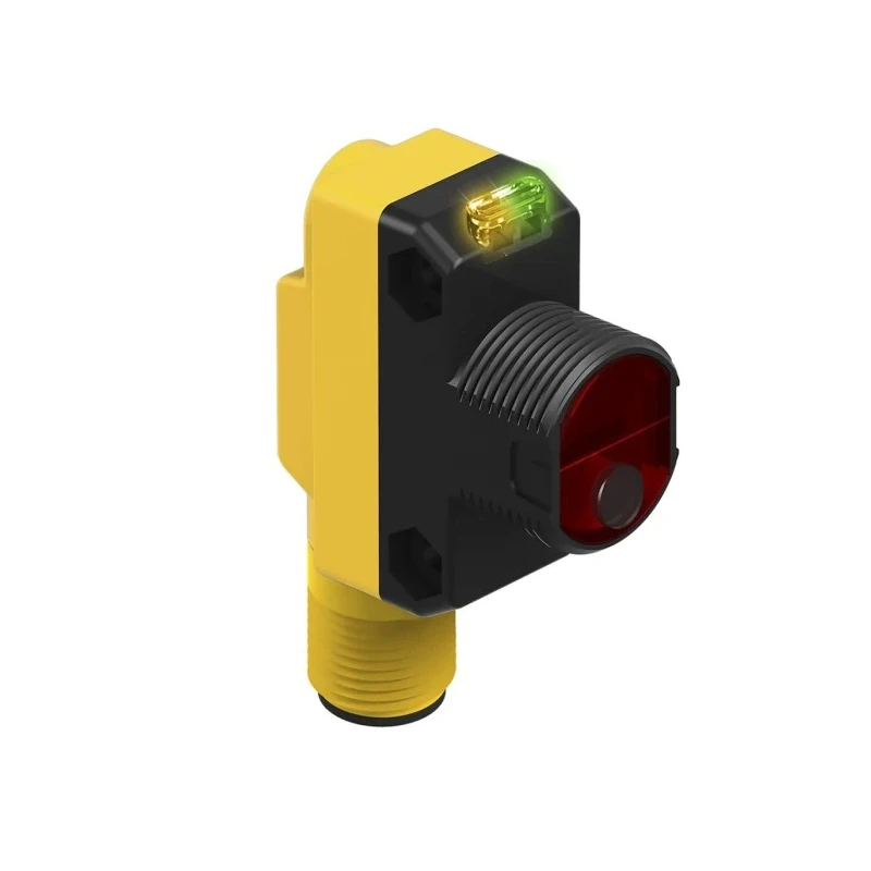 Banner Through Beam Photoelectric Sensor Block Style 10 m Detection Range NPN Output IP67 QS18VN6LLPQ8