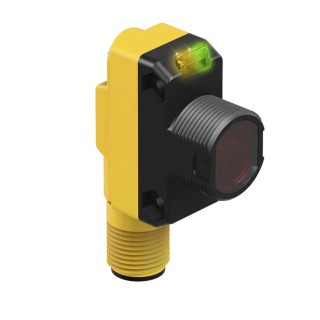 Banner Through Beam Photoelectric Sensor Block Style with 300 mm Detection Range, NPN Output, IP67 Rated QS18VN6LDQ8