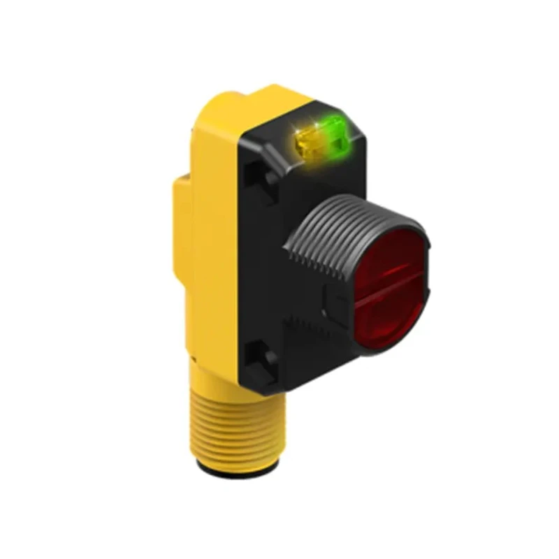 Banner Through Beam Photoelectric Sensor Block Style with 300 mm Detection Range, NPN Output, IP67 Rated QS18VN6LDQ8
