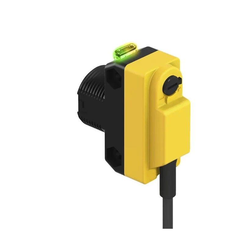 Banner Through Beam Photoelectric Sensor Block Style 10 m Detection Range PNP Output IP67 QS18VP6LLP