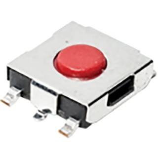 C & K Tactile Switch Top Surface Mount Momentary SPST 50mA 12 V dc 3.4 mm Actuator IP40 