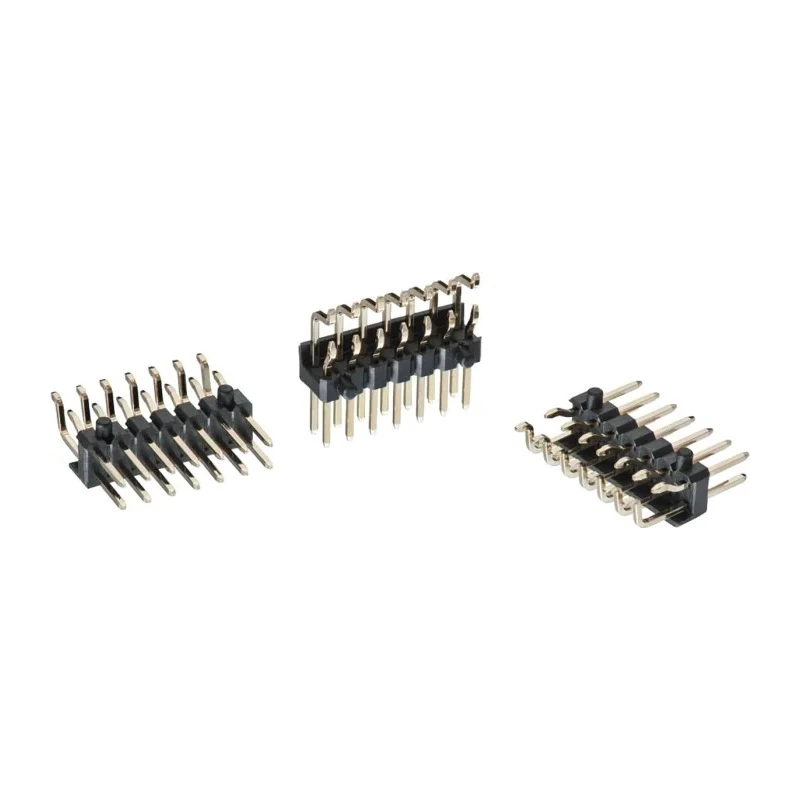 Wurth Elektronik WR-PHD Series Right Angle Through Hole Pin Header, 8 Contacts, 2.54 mm Pitch, 2 Rows 610108249121