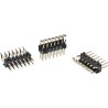 Wurth Elektronik WR-PHD Series Right Angle Through Hole Pin Header, 8 Contacts, 2.54 mm Pitch, 2 Rows 610108249121