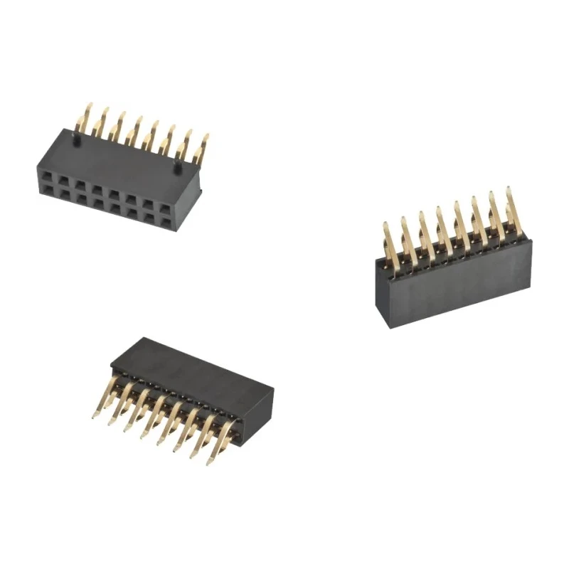 Wurth Elektronik Right Angle Through Hole PCB Socket, 16-Contact, 2 Row, 2.54 mm Pitch Surface Mount 610110249221