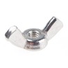RS PRO Wingnut M4 Thread 18 mm Wing Length Bright Zinc Stainless Steel 293-117