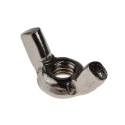 RS PRO 24 mm Bright Zinc Stainless Steel Wingnut M5 293-123