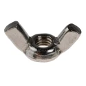 RS PRO 24 mm Bright Zinc Stainless Steel Wingnut M5 293-123