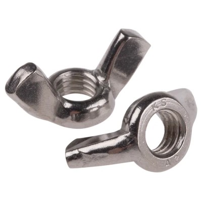 RS PRO Stainless Steel Wingnut Bright Zinc Finish M10 Thread 293-151