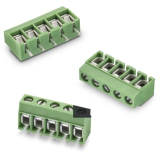 Wurth Elektronik WR-TBL Series 4-Contact PCB Terminal Block Green 5 mm Pitch Through Hole 250V AC 24A 691137710004