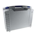 RS PRO Heavy Plastic Transit Case, Polypropylene Material, Smooth Finish, Lockable, 472 mm x 266 mm x 575 mm, Model 293-209