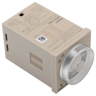 Omron DIN Rail Solid State Timer , 1-Contact, 100 to 125 V DC / 200-240 V AC, 0.5 to 120 s H3CR